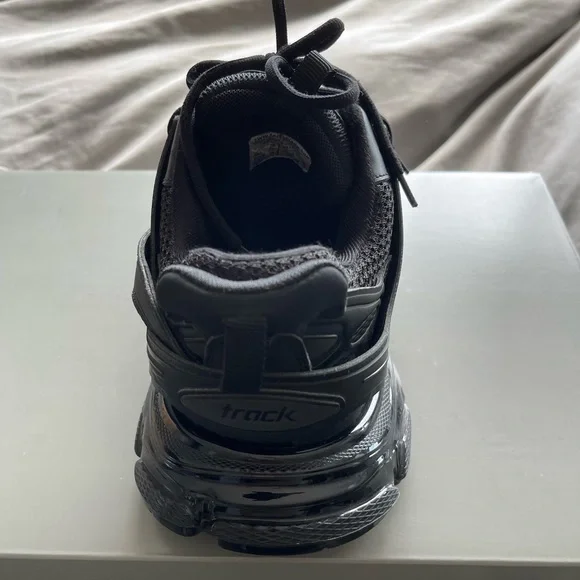 Men Balenciaga Track Sneaker Black/Black Clear size 42 (9) - Picture 6 of 12